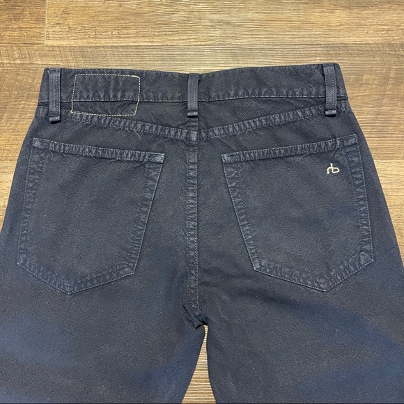 Navy Blue Rag & Bone Men’s Jeans RB 15X Slim Straight - Picture 4 of 5